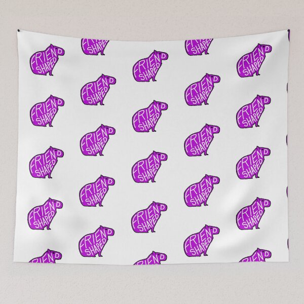 Item preview, Capybara is friend-shaped - Pink designed and sold by thelittleforest.