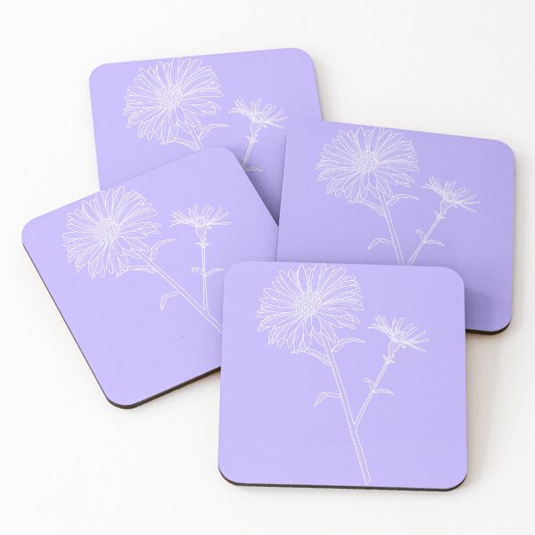 Item preview, Aster Flower Fine Line Drawing designed and sold by BluebellPainter.