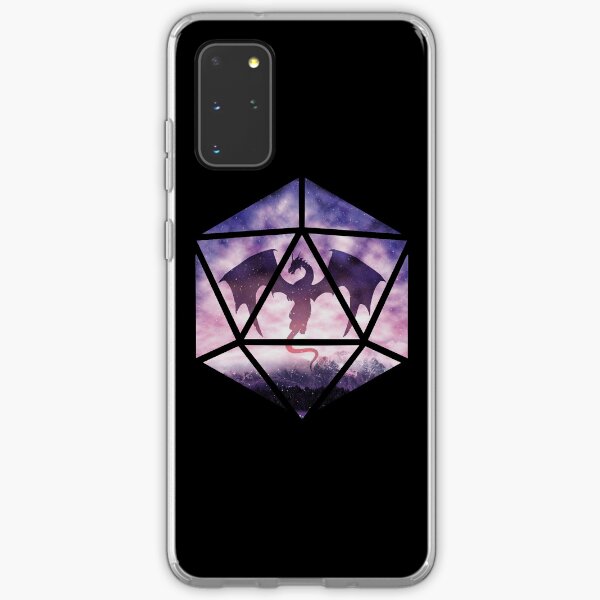 Aperçu de l'œuvre Dragon céleste violet D20 créée et vendue par MaratusFunk.