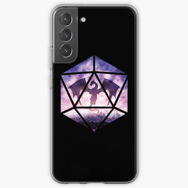 Aperçu de l'œuvre Dragon céleste violet D20 créée et vendue par MaratusFunk.