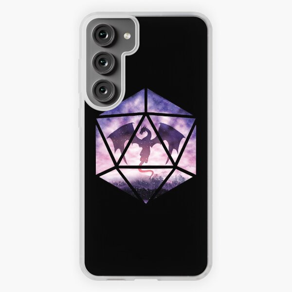 Aperçu de l'œuvre Dragon céleste violet D20 créée et vendue par MaratusFunk.