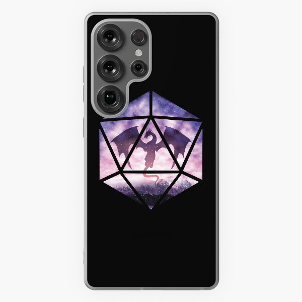 Aperçu de l'œuvre Dragon céleste violet D20 créée et vendue par MaratusFunk.