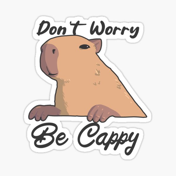 Item preview, Don't Worry Be Cappy designed and sold by kousnua.