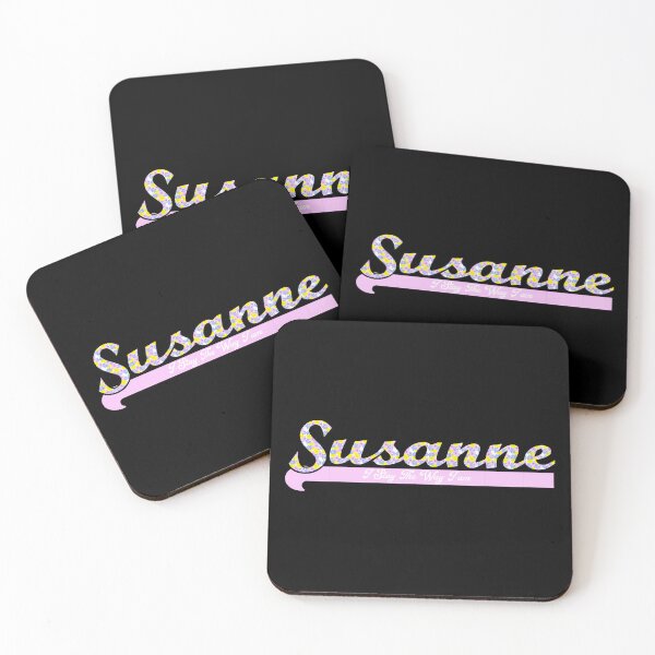 Item preview, First name Susanne - "I Stay The Way I am", Blümchen designed and sold by HA-Design-Kunst.