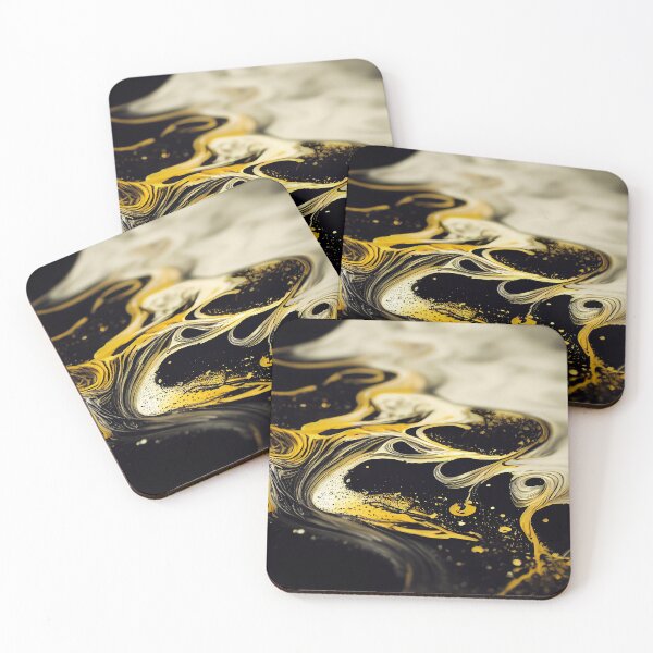 Item preview, Black and Gold Liquid designed and sold by Aaron Ochs.