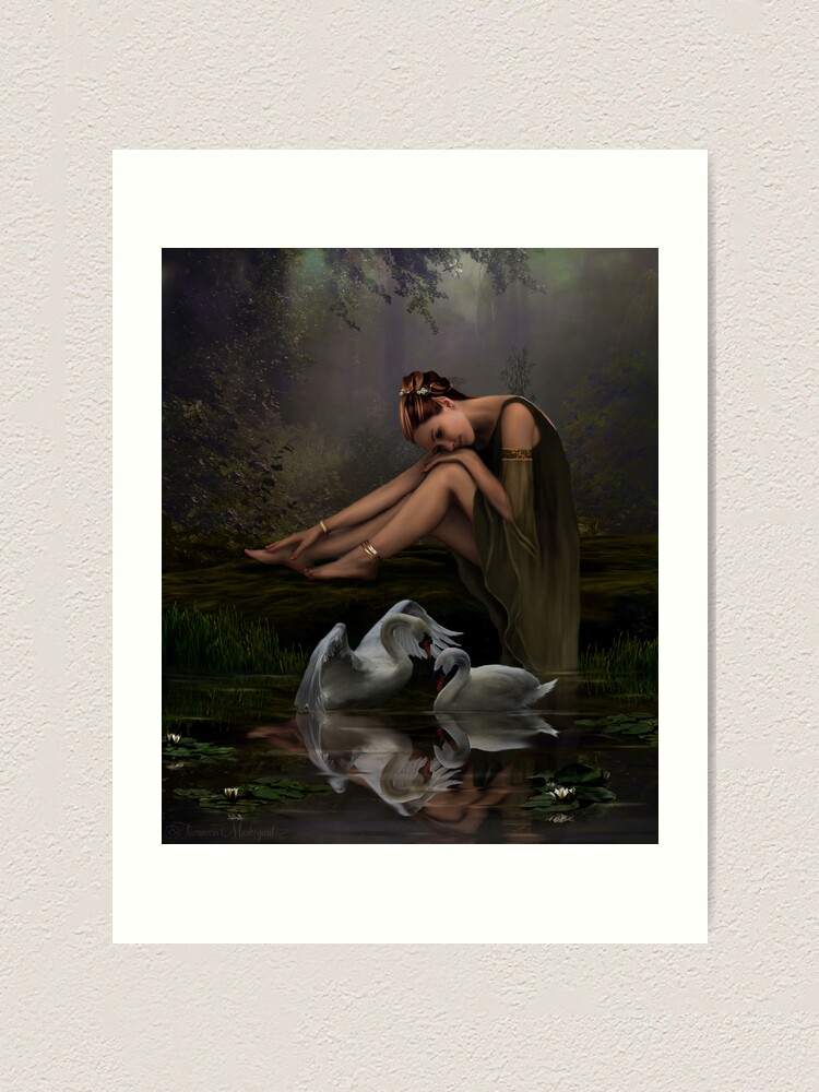 Alternate view of Swan Song Art Print
