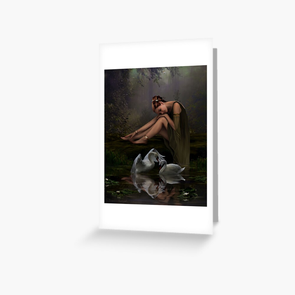 Swan Song Greeting Card