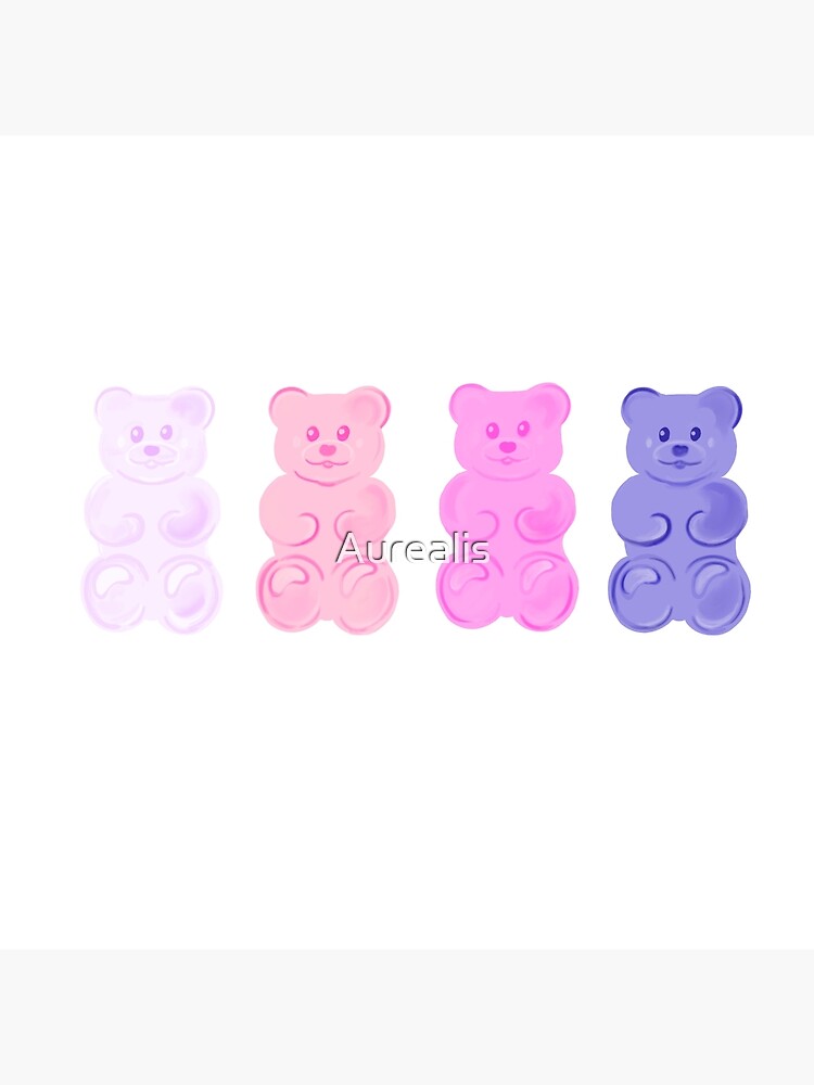 Cool Gummy Bear Art Board Print for Sale by Aurealis