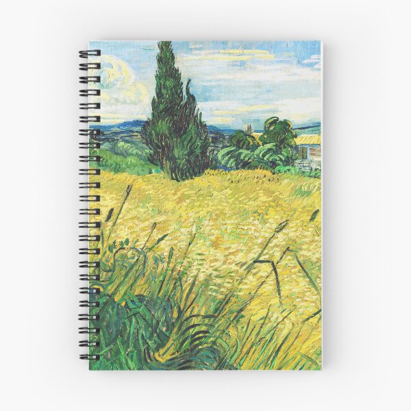 Item preview, Vincent Van Gogh Green Wheat Field with Cypress (1889)  designed and sold by VintageArtRepro.