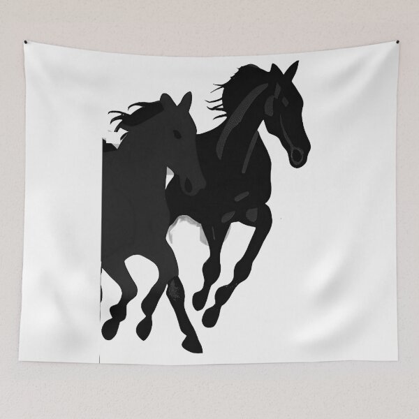 Item preview, 2 horses silhouettes  designed and sold by David-Howells.