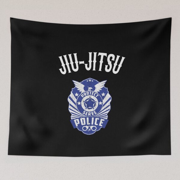 Item preview, Police Officer's Jiu-Jitsu Design First Responders - USA Flag Jiu Jitsu Saying! Funny Jiu Jitsu Design for a Jiu Jitsu / Jujitsu Lover designed and sold by TheKarateStore.