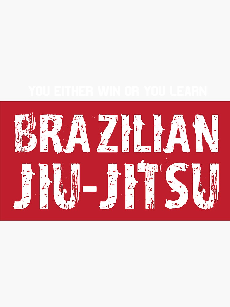 "Brazilian Jiu Jitsu Distressed Classic Letters BJJ! Jiu Jitsu Design
