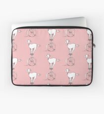 Goat on a unicycle Laptop Sleeve