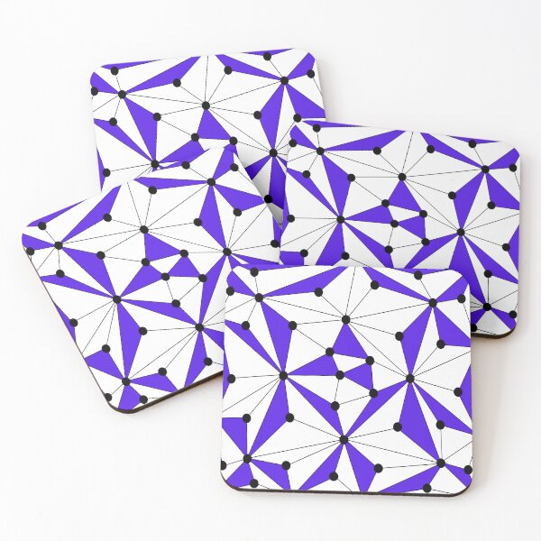 Item preview, Abstract geometric pattern - blue. designed and sold by K.S ART.