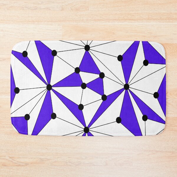 Item preview, Abstract geometric pattern - blue. designed and sold by K.S ART.