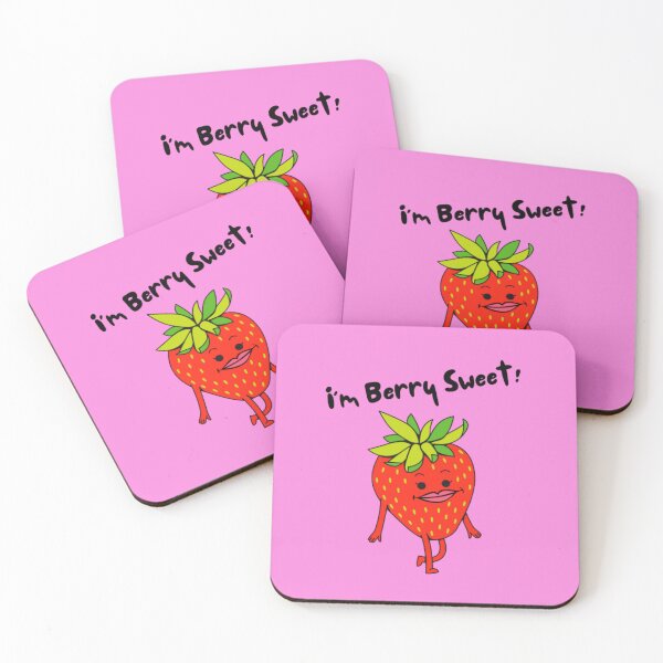 Item preview, Im Berry Sweet! - Funny Strawberry Pun designed and sold by LMoonDesigns.