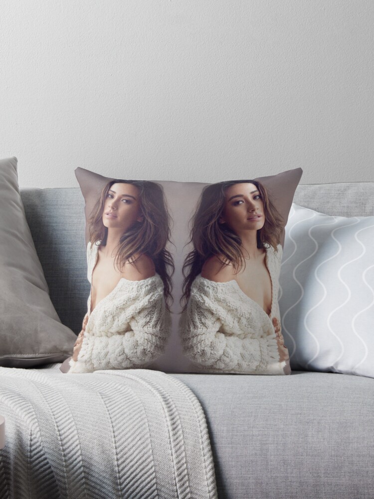 Shay Mitchell Throw Pillow By Valesa1830