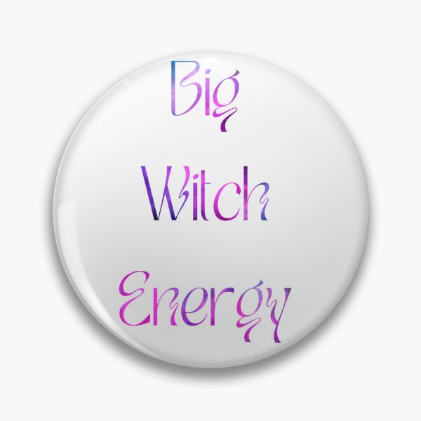 Item preview, Pink Purple and Blue Big Witch Energy Text Design designed and sold by Suzalicious.