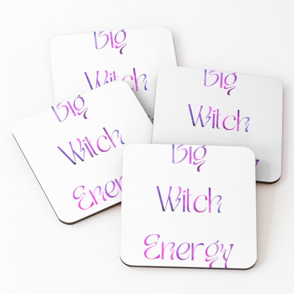 Item preview, Pink Purple and Blue Big Witch Energy Text Design designed and sold by Suzalicious.