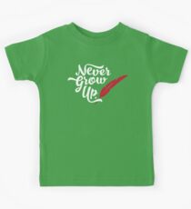 Peter Pan - Never Grow Up. Kids Tee