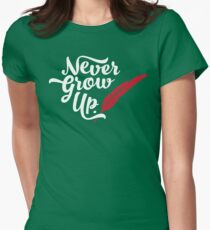 Peter Pan - Never Grow Up. Women's Fitted T-Shirt