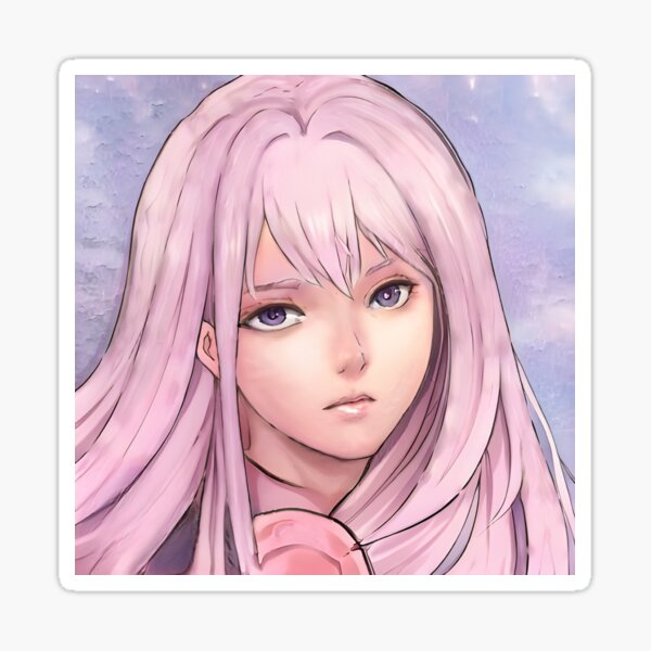 Pink Hair Anime Girl Sticker For Sale By Animegirlnft Redbubble 8388