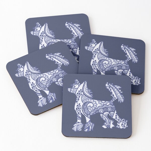 Item preview, Chinese Crested Dog Silhouette designed and sold by ODINDISA.