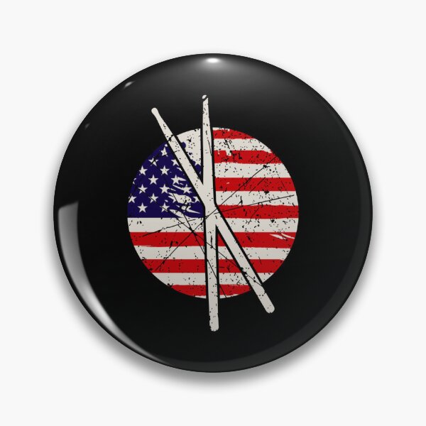 Item preview, Us American Flag Drum Sticks Drummer designed and sold by oliviatzk.
