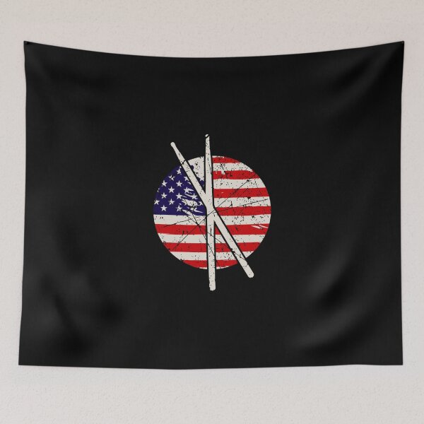 Item preview, Us American Flag Drum Sticks Drummer designed and sold by oliviatzk.