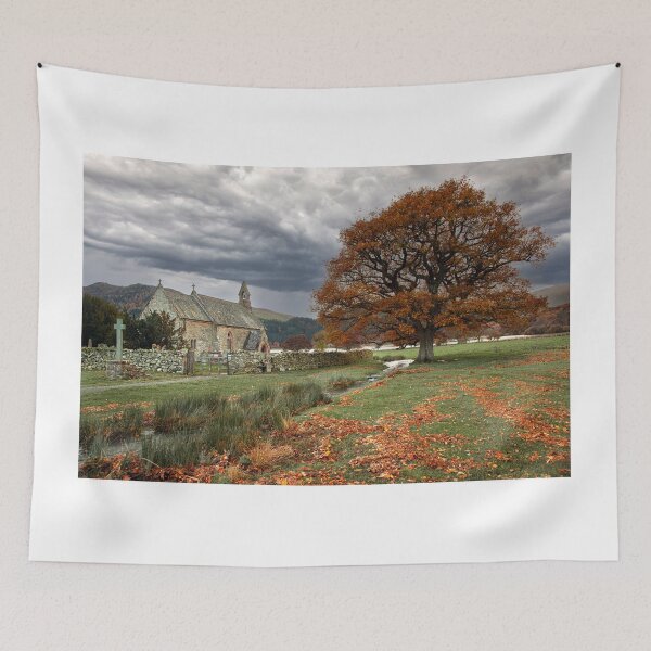 Item preview, Autumn surrounds St Bega's Church Bassenthwaite designed and sold by Martin Lawrence.