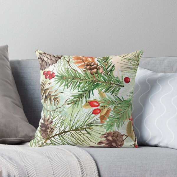 Item preview, Christmas Cones, Pine And Fir Twigs, Winter Berries designed and sold by danikaVT.