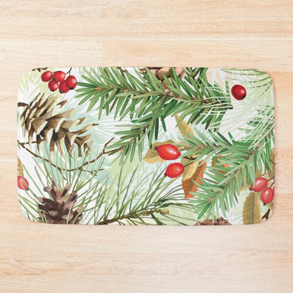 Item preview, Christmas Cones, Pine And Fir Twigs, Winter Berries designed and sold by danikaVT.