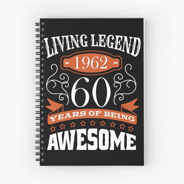 Item preview, Living Legend Vintage Made in 1962 funny Birthday Quotes born in 1962 designed and sold by Trenddesigns24.