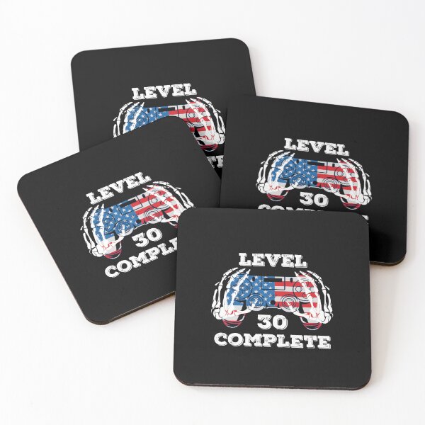 Item preview, Level 30 Complete, Skeleton Hand Gamer Level 30 Unlocked designed and sold by WanderTravels.