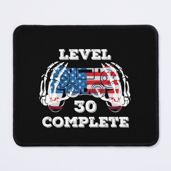 Item preview, Level 30 Complete, Skeleton Hand Gamer Level 30 Unlocked designed and sold by WanderTravels.