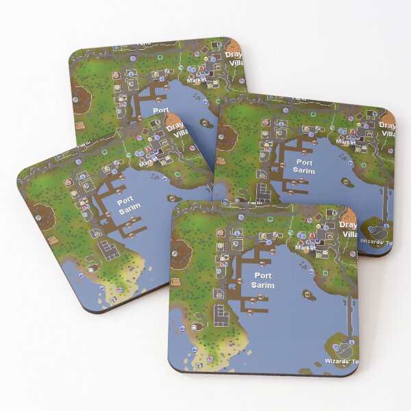 Item preview, Port Sarim Map - Runescape designed and sold by EnjoyMyDesigns.