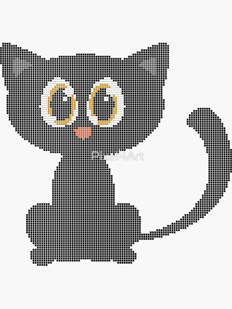 pusheen the cat pixel art - Google Search  Pixel art, Minecraft pixel art,  Cross stitch