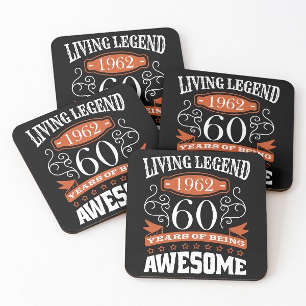 Item preview, Living Legend Vintage Made in 1962 funny Birthday Quotes born in 1962 designed and sold by Trenddesigns24.
