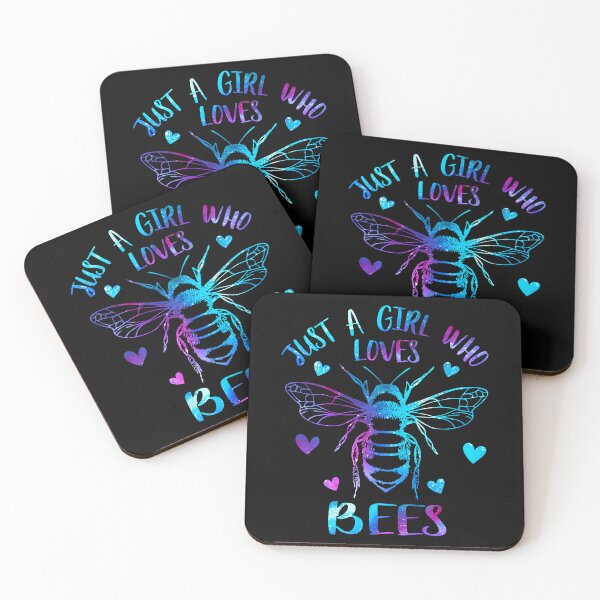 Item preview, Just a girl who loves Bees designed and sold by PrettyPittie Shop.