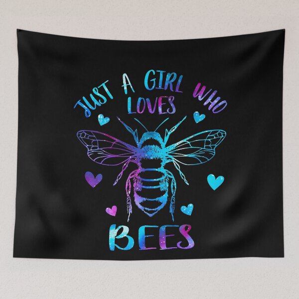 Item preview, Just a girl who loves Bees designed and sold by PrettyPittie Shop.