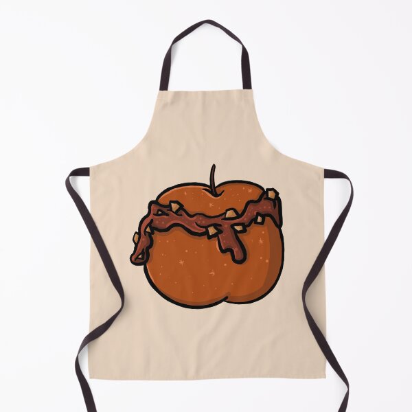 Item preview, Cartoon autumn baked apple bratapfel sweet seasonal food Digital illustration designed and sold by AlmightyClaire.