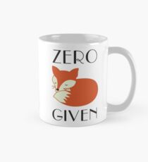 Null Fuchs gegeben Tasse