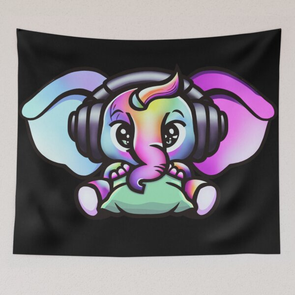 Item preview, Comfy Rainbow Elephant designed and sold by mj200.