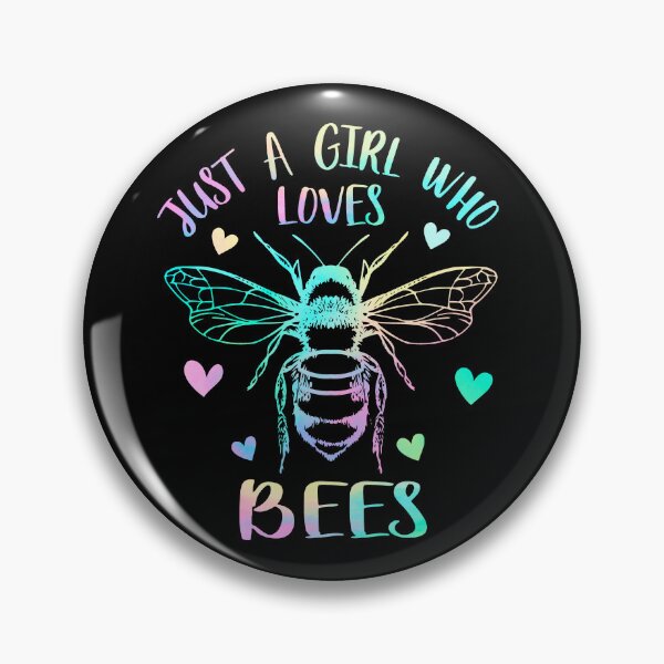 Item preview, Just a girl who loves Bees designed and sold by PrettyPittie Shop.