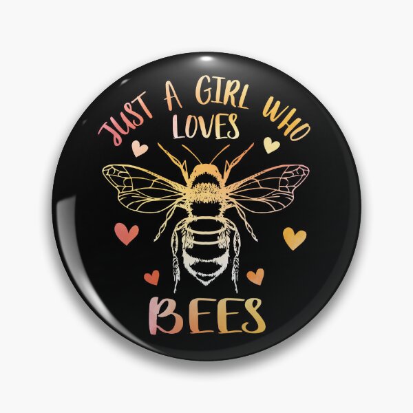 Item preview, Just a girl who loves Bees designed and sold by PrettyPittie Shop.