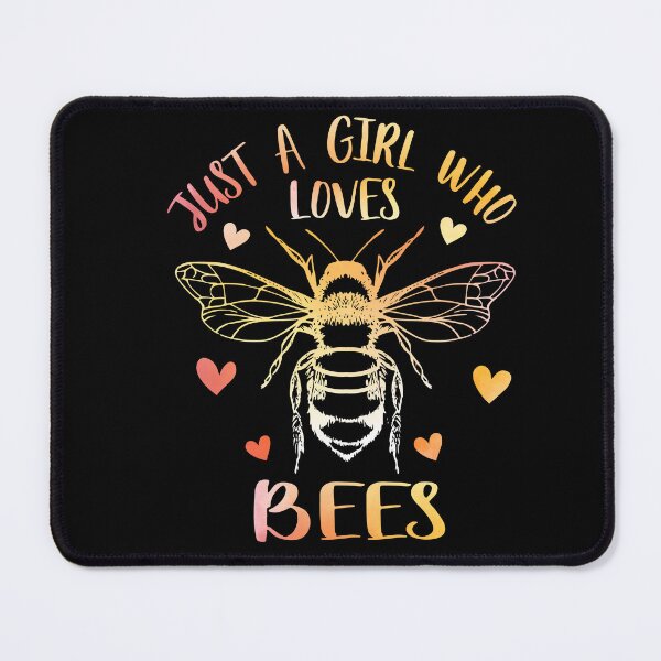 Item preview, Just a girl who loves Bees designed and sold by PrettyPittie Shop.