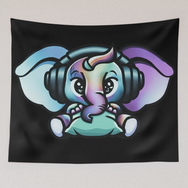 Item preview, Comfy Rainbow Elephant designed and sold by mj200.