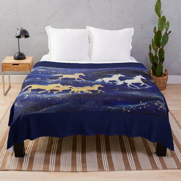 Item preview, running horses across the sky, or the sea surface. designed and sold by Elena Reutova.