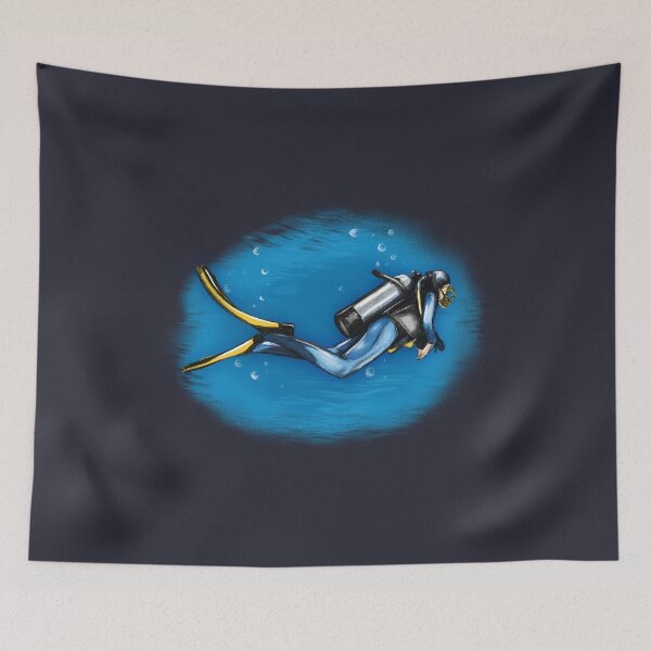 Item preview, Diving, diver designed and sold by DerSenat.