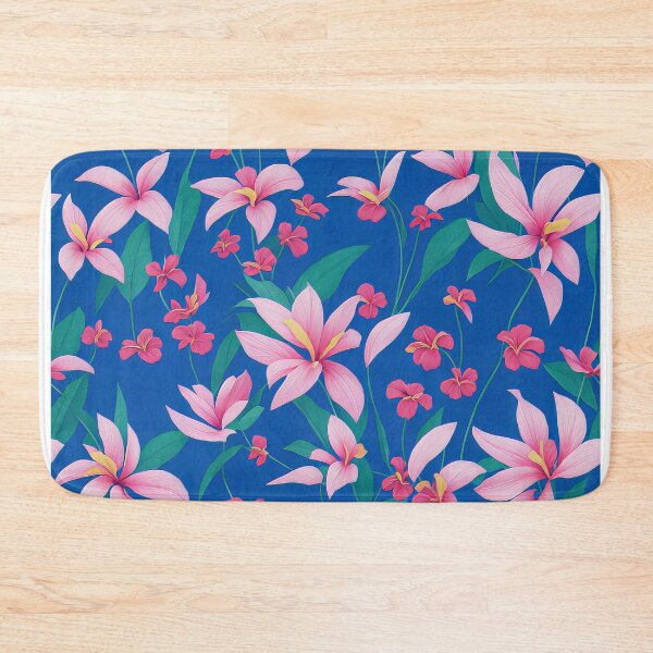 Item preview, Fun flowers tropical pattern designed and sold by Purple-Horizon.